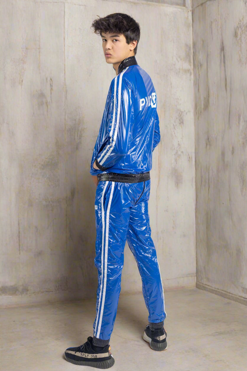 TOUCH UP - blue / white - JACKET - NYLON