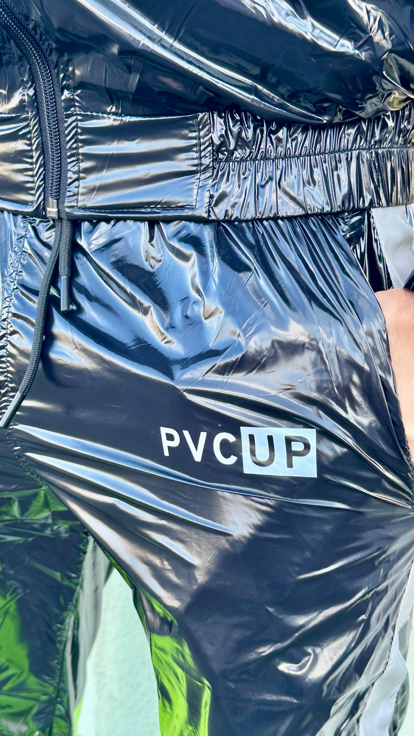 SUIT UP - black / neon / reflective - PANTS - NYLON