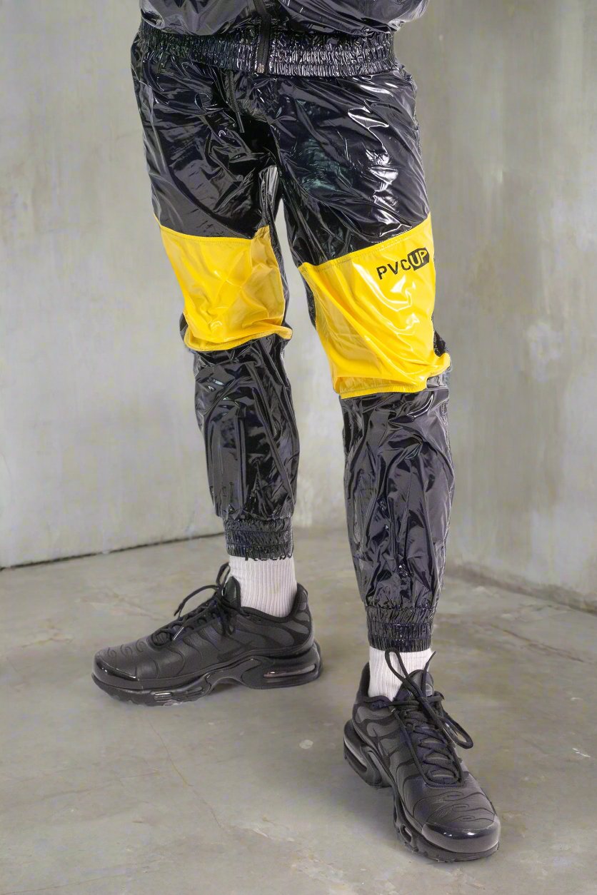 Orders black and yellow cargo pants