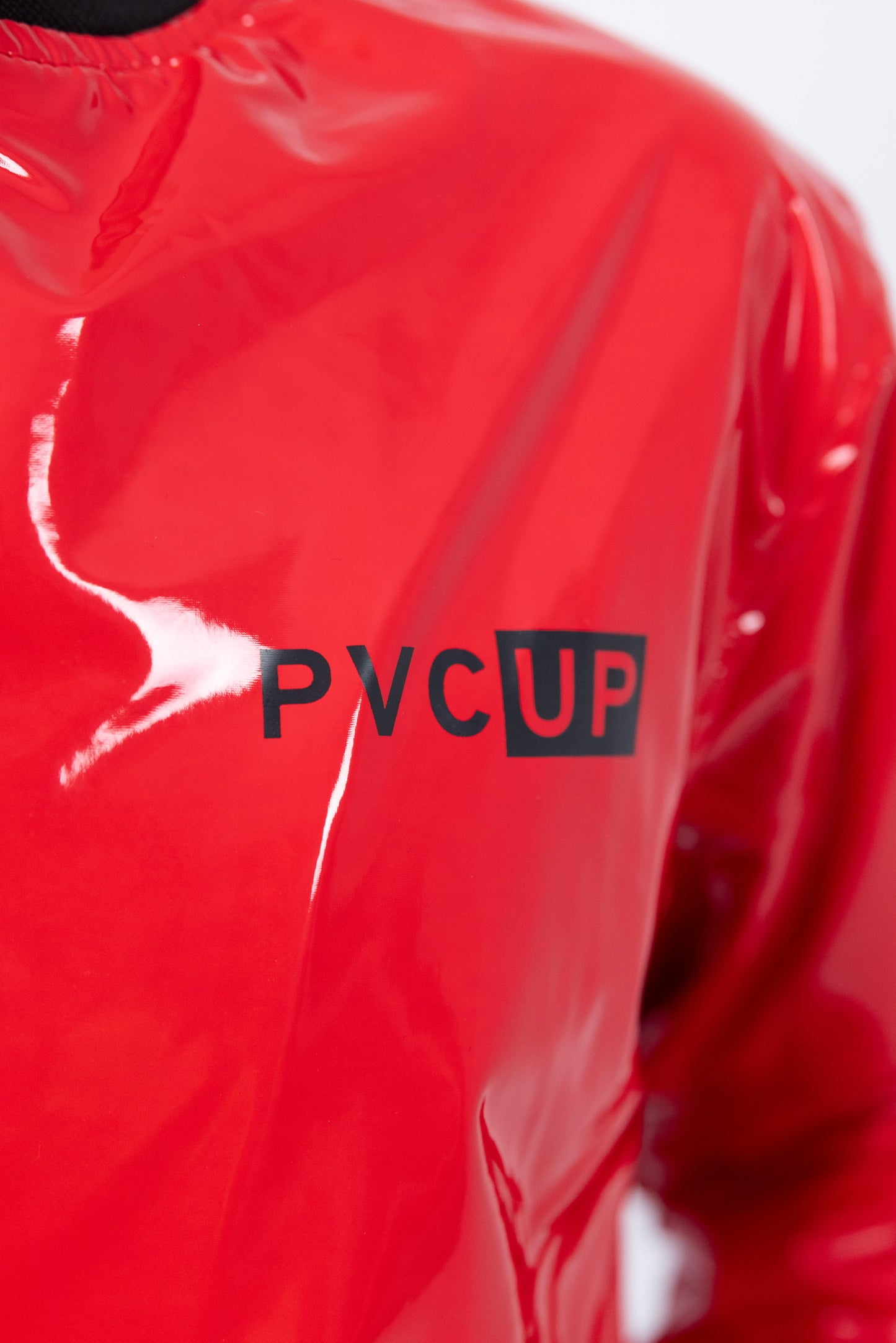 TOUCH UP - red / black - JACKET - PVC