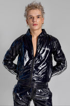 TOUCH UP - black / silver - JACKET - NYLON