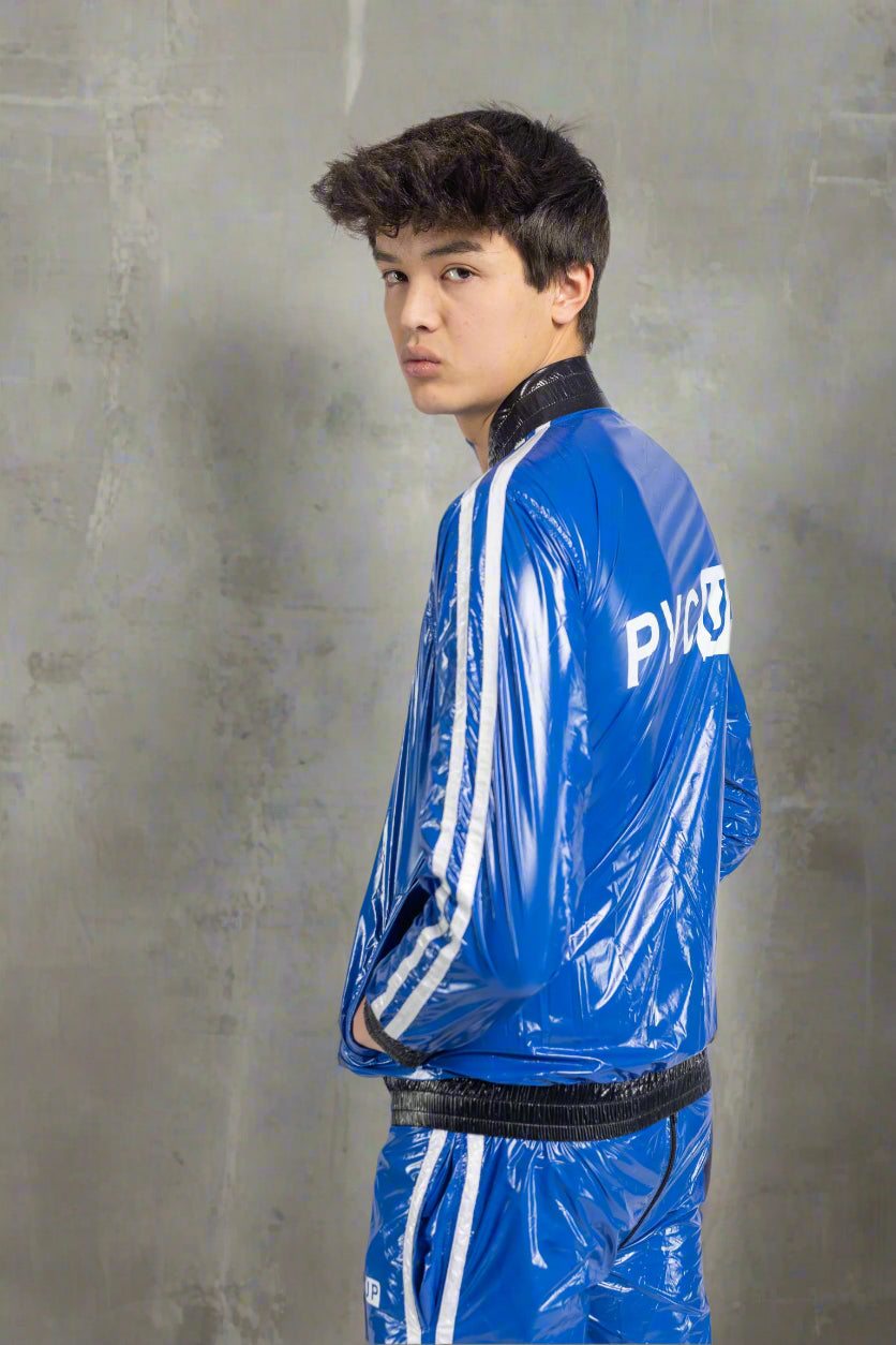 TOUCH UP - blue / white - JACKET - NYLON