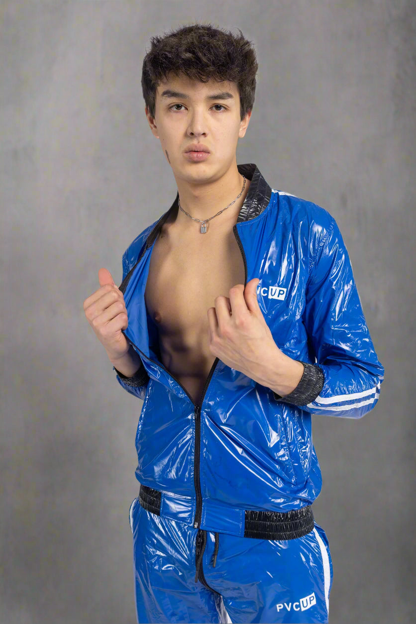 TOUCH UP - blue / white - JACKET - NYLON