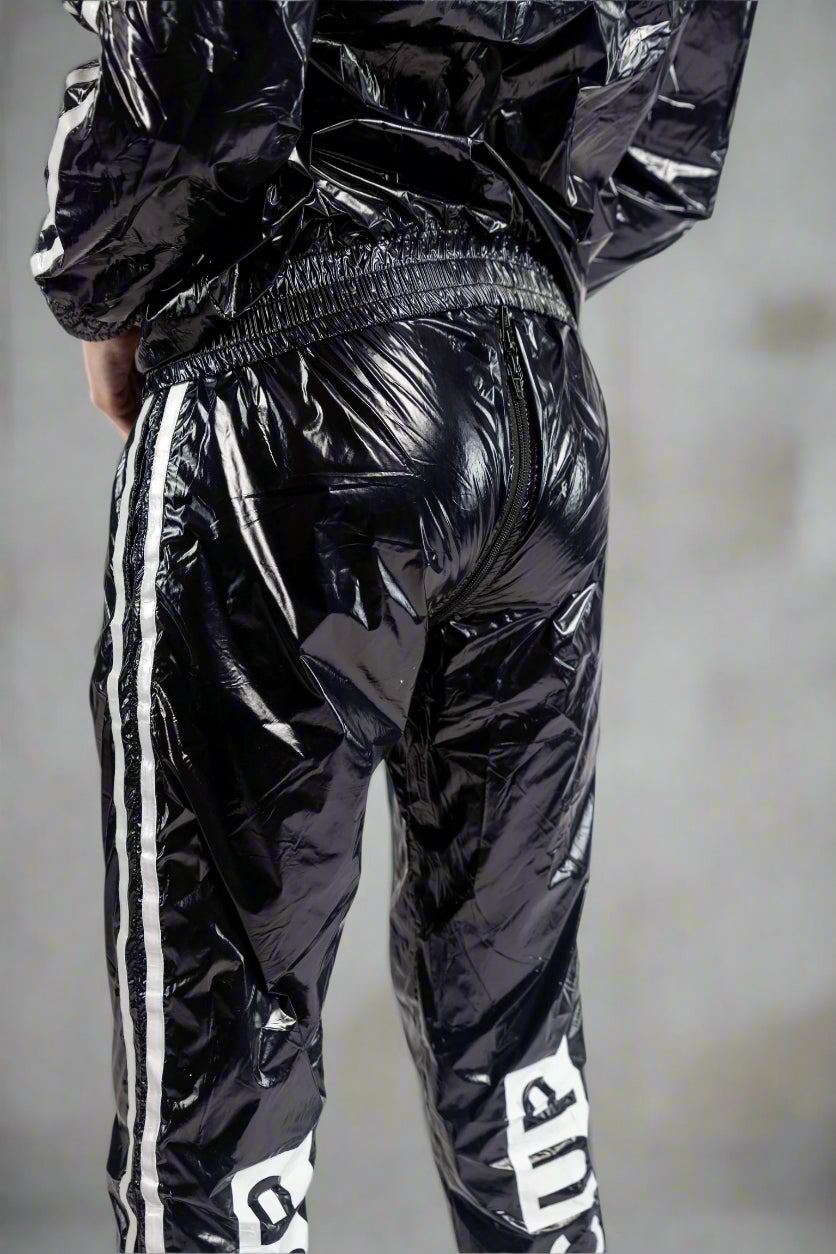 TOUCH UP - black / white - PANTS - NYLON