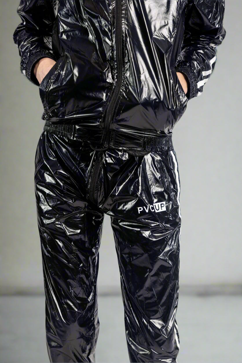 TOUCH UP - black / white - PANTS - NYLON