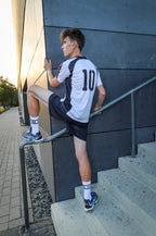 MATCH UP - black - SHORTS - SATIN TECH