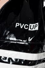 HOOK UP - black/white - JACKET - PVC PLUS