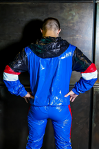 RUSH UP - blue / red / white - JACKET - NYLON