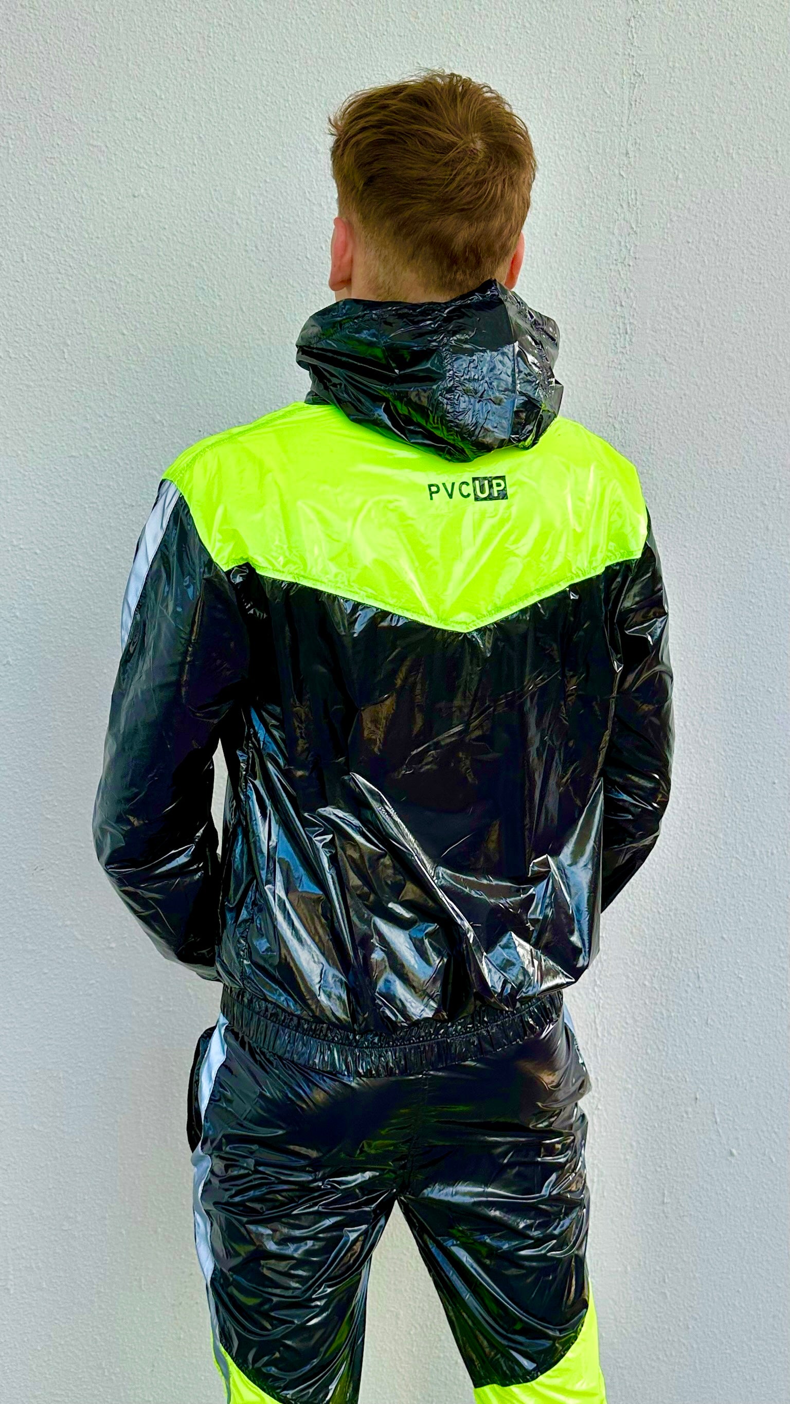 SUIT UP - black / neon / reflective - JACKET - NYLON