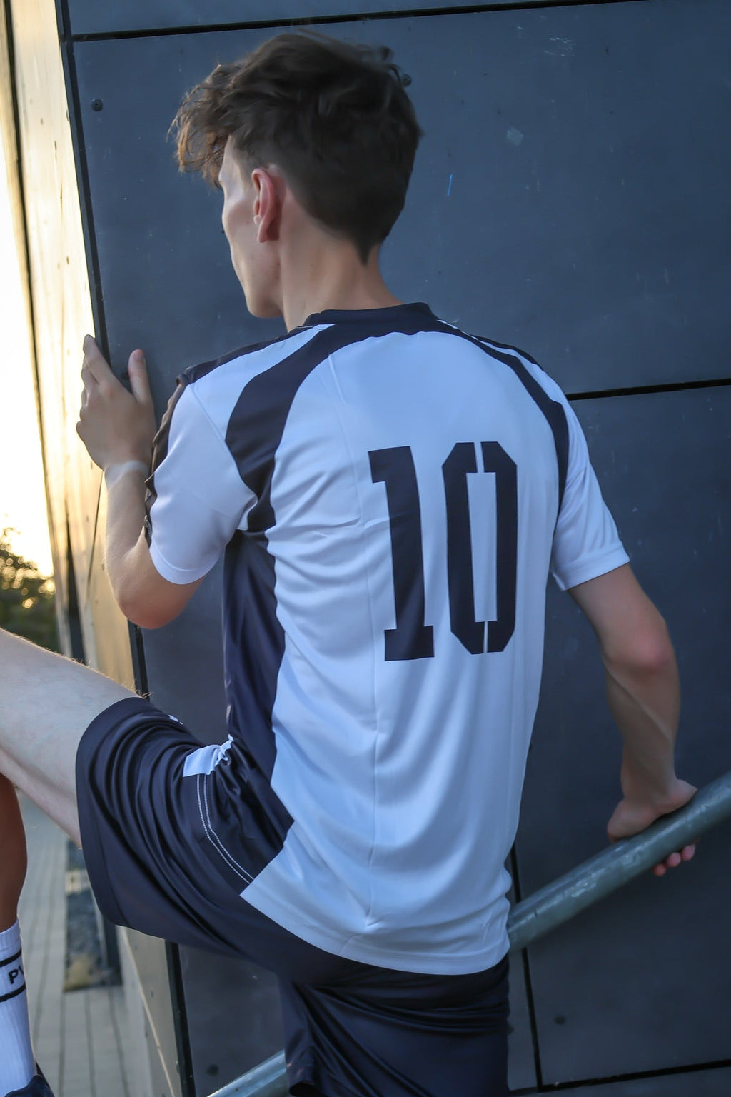 MATCH UP - white/black - JERSEY - SATIN TECH