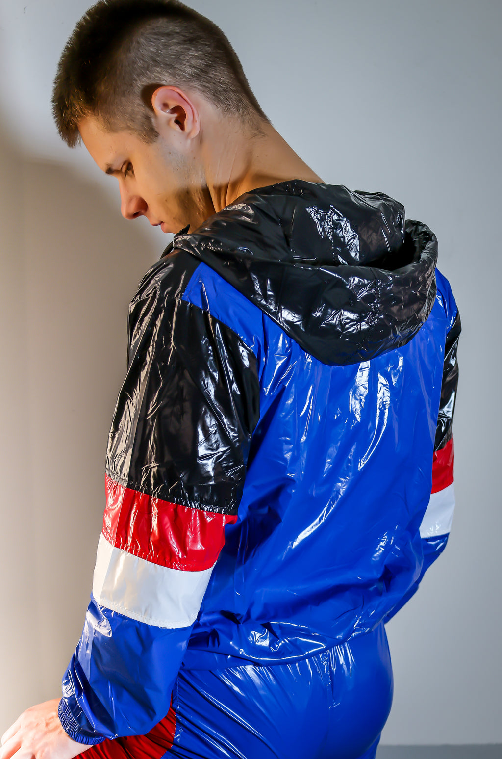 RUSH UP - blue / red / white - JACKET - NYLON
