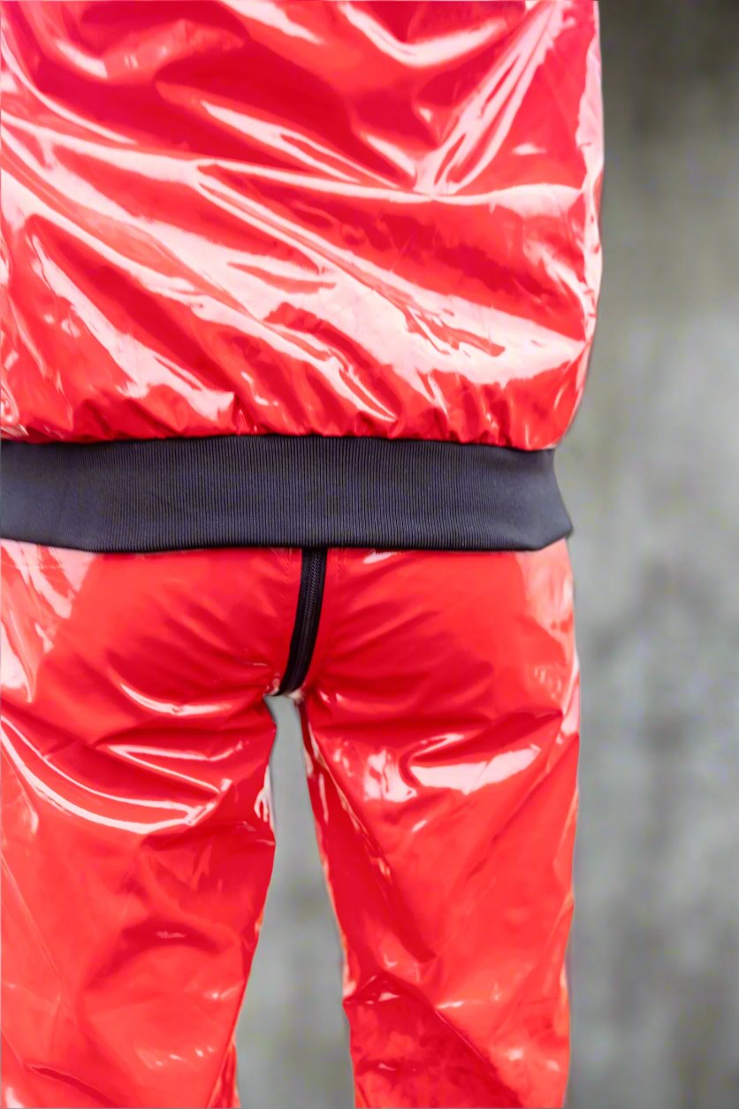 PLAY UP - red / black - PANTS - PVC