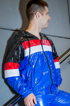 RUSH UP - blue / red / white - JACKET - NYLON