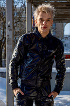 TOUCH UP - black / silver - JACKET - NYLON