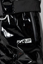 HOOK UP - black/white - PANTS - PVC PLUS