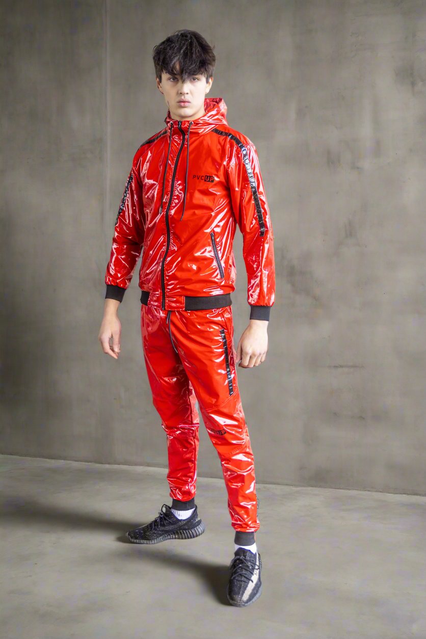 PLAY UP - red / black - PANTS - PVC