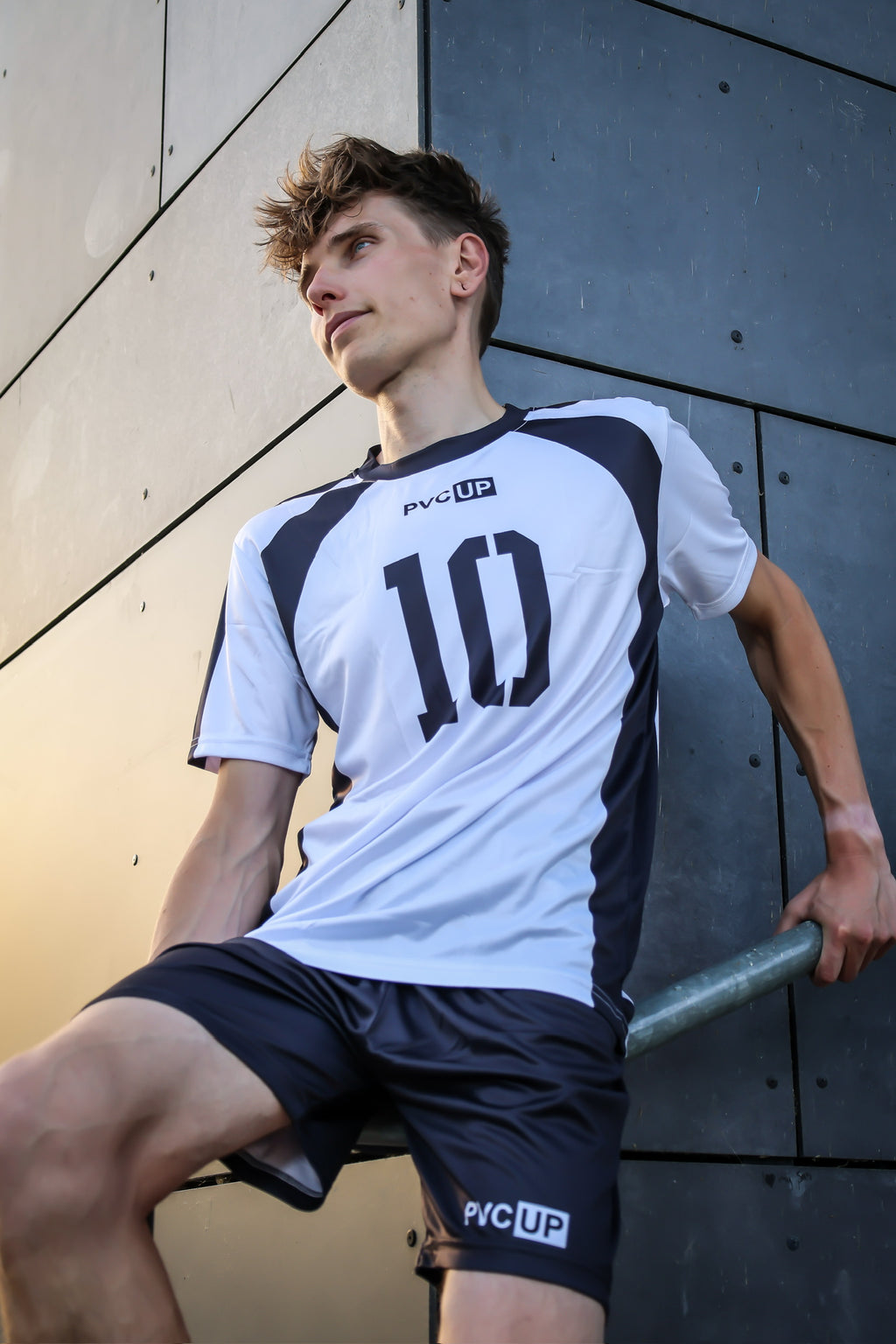 MATCH UP - black - SHORTS - SATIN TECH