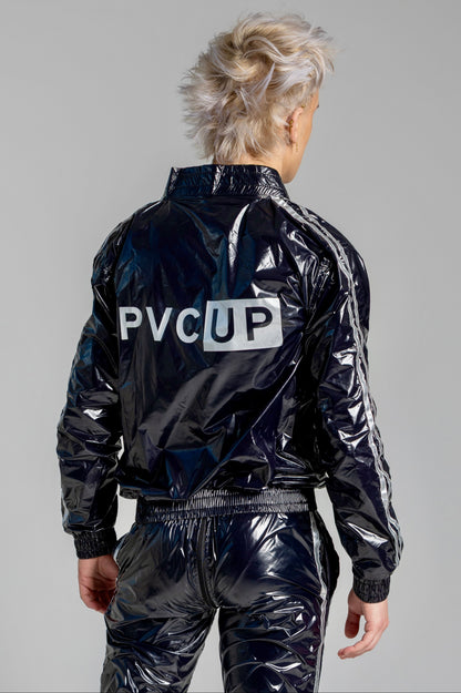 TOUCH UP - black / silver - JACKET - NYLON