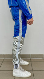 SUIT UP - blue / silver / reflective - PANTS - NYLON