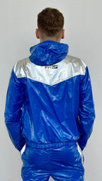 SUIT UP - blue / silver / reflective - JACKET - NYLON