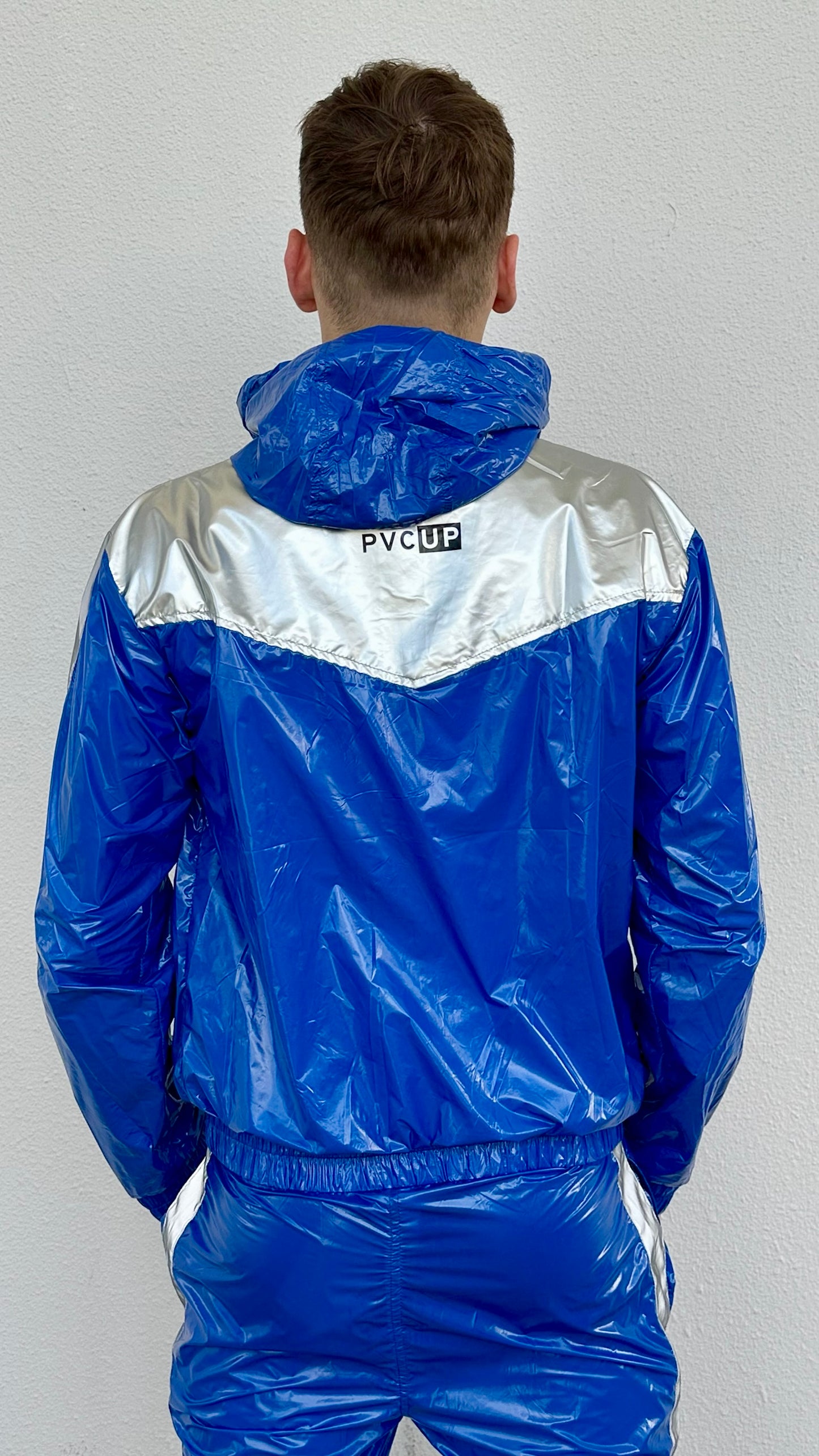 SUIT UP - blue / silver / reflective - JACKET - NYLON