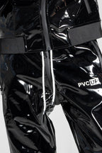 HOOK UP - black/white - PANTS - PVC PLUS