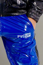 SHINE UP - black / blue / reflective - PANTS - NYLON