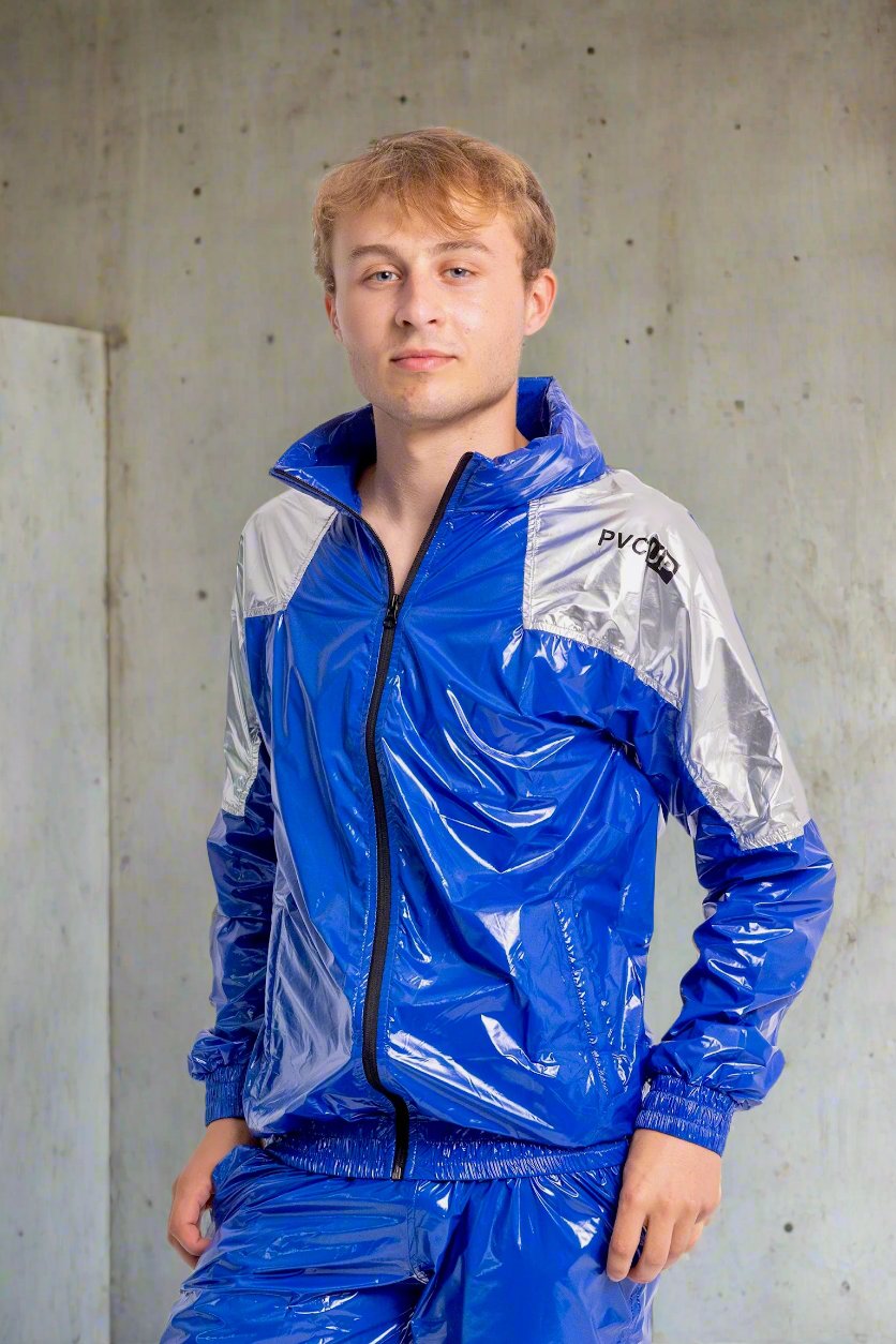 EYES UP - blue / silver - JACKET - NYLON