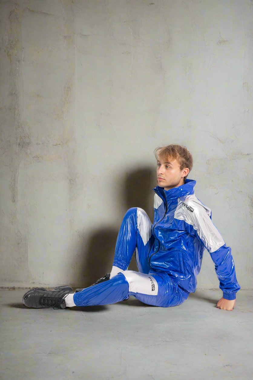 EYES UP - blue / silver - JACKET - NYLON