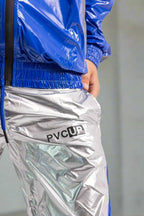 SHINE UP - blue / silver / reflective - PANTS - NYLON