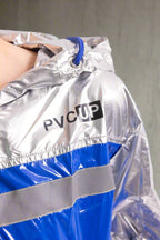 SHINE UP - blue / silver / reflective - JACKET - NYLON