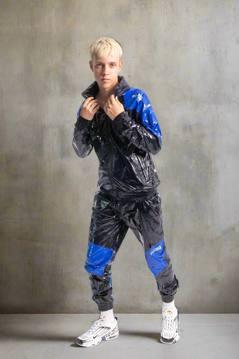 EYES UP - black / blue - PANTS - NYLON