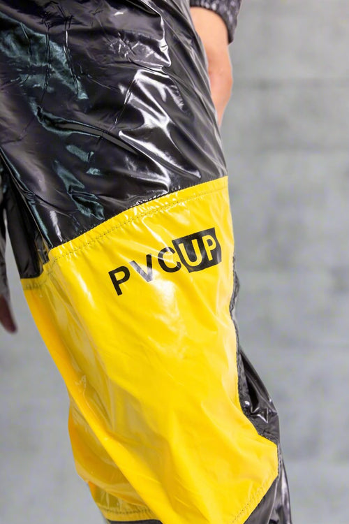 EYES UP - black / yellow - PANTS - NYLON
