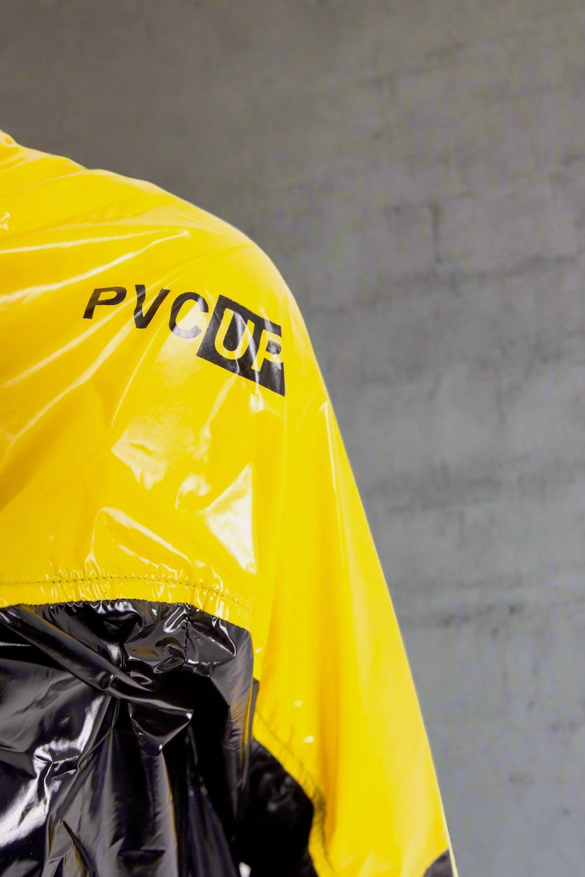 EYES UP - black / yellow - JACKET - NYLON