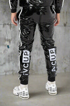 TOUCH UP - black / white - PANTS - PVC