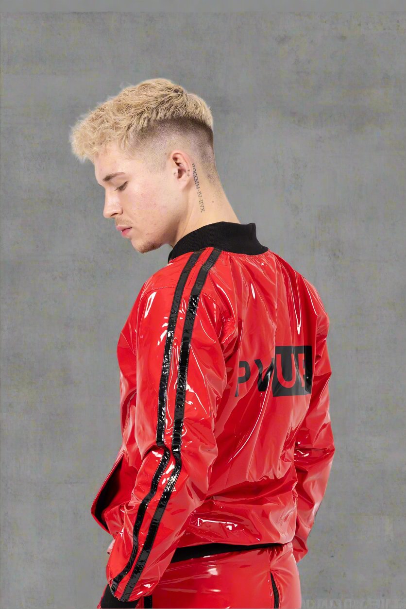 TOUCH UP - red / black - JACKET - PVC