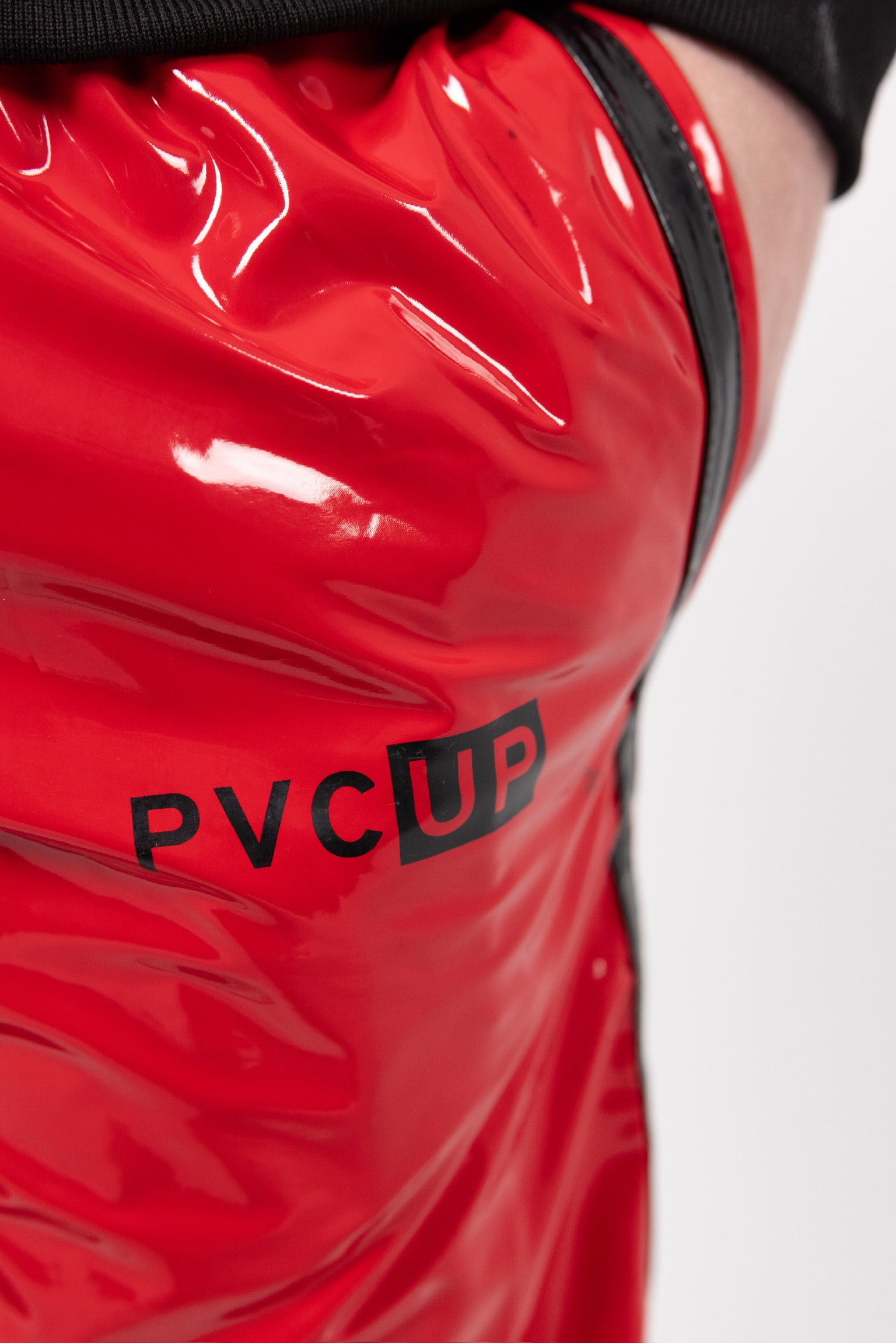 TOUCH UP - red / black - PANTS - PVC