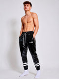 HOOK UP - black / white - PANTS - PVC PLUS