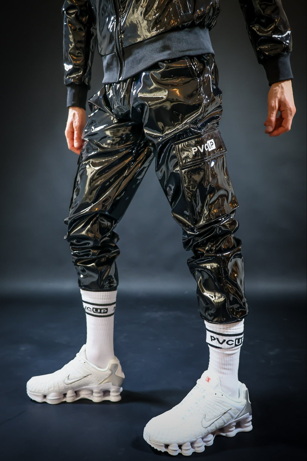 NIGHT UP - black - PANTS - PVC PLUS