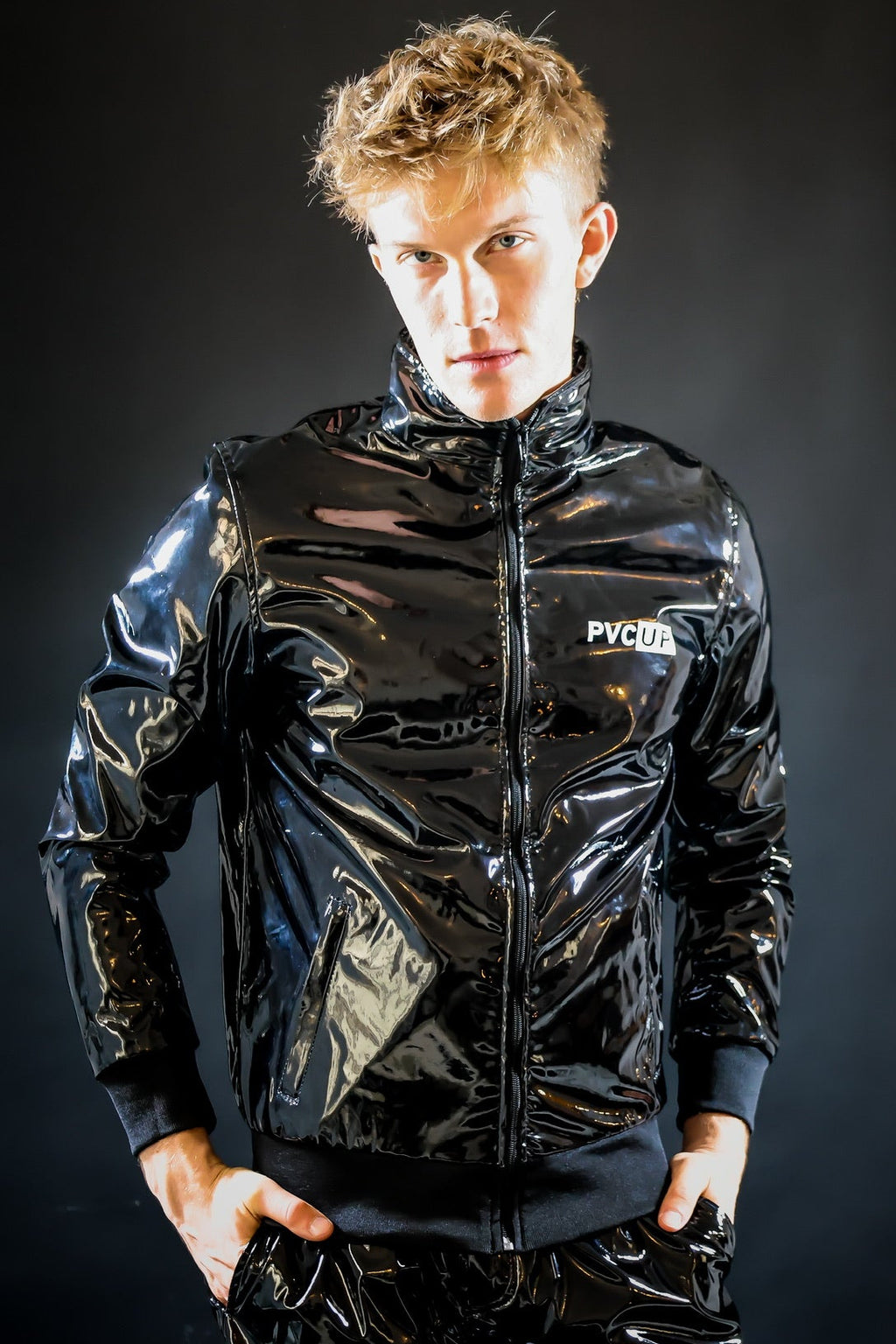 NIGHT UP - black - JACKET - PVC PLUS