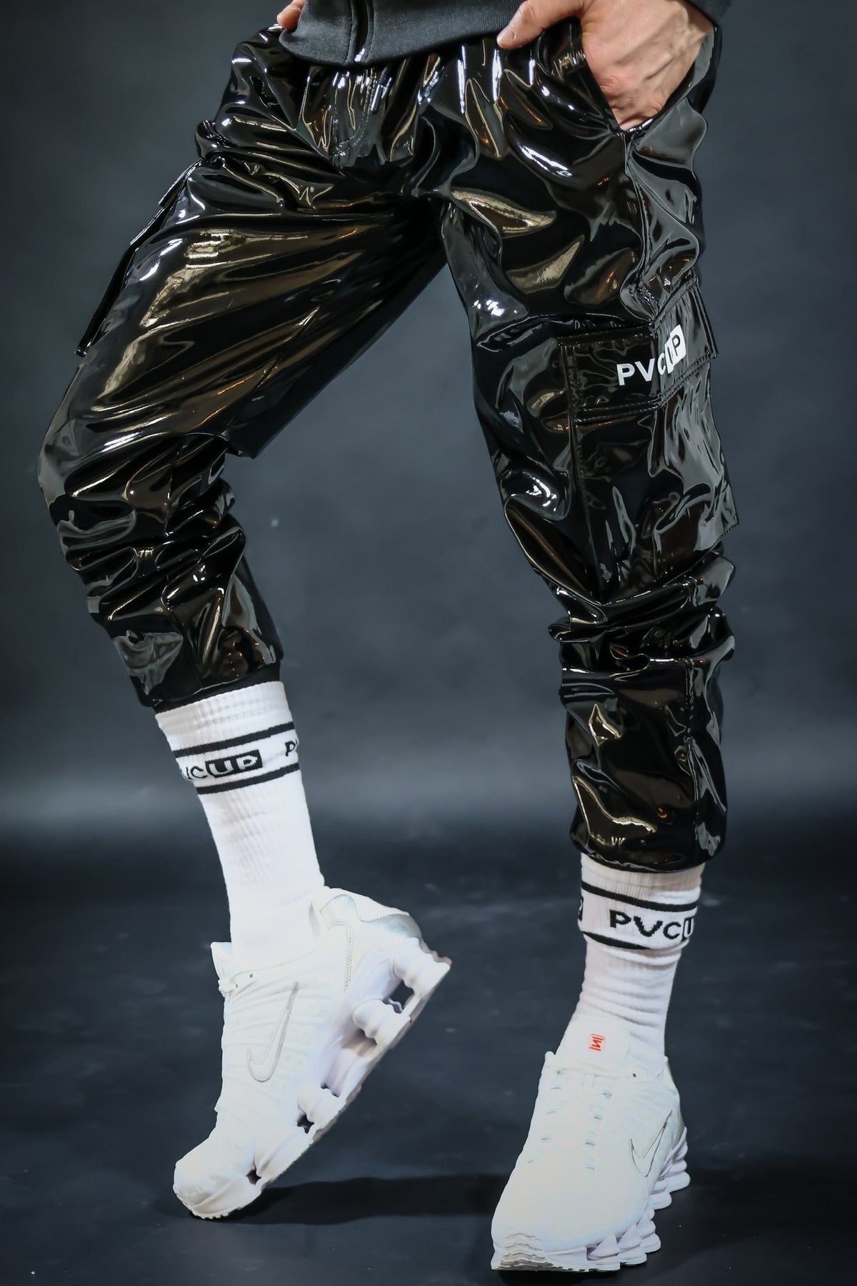 NIGHT UP - black - PANTS - PVC PLUS