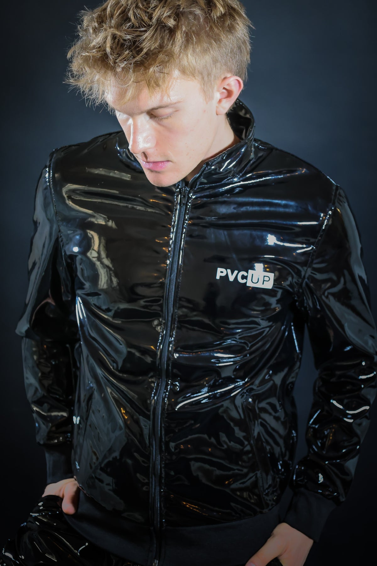 NIGHT UP - black - JACKET - PVC PLUS
