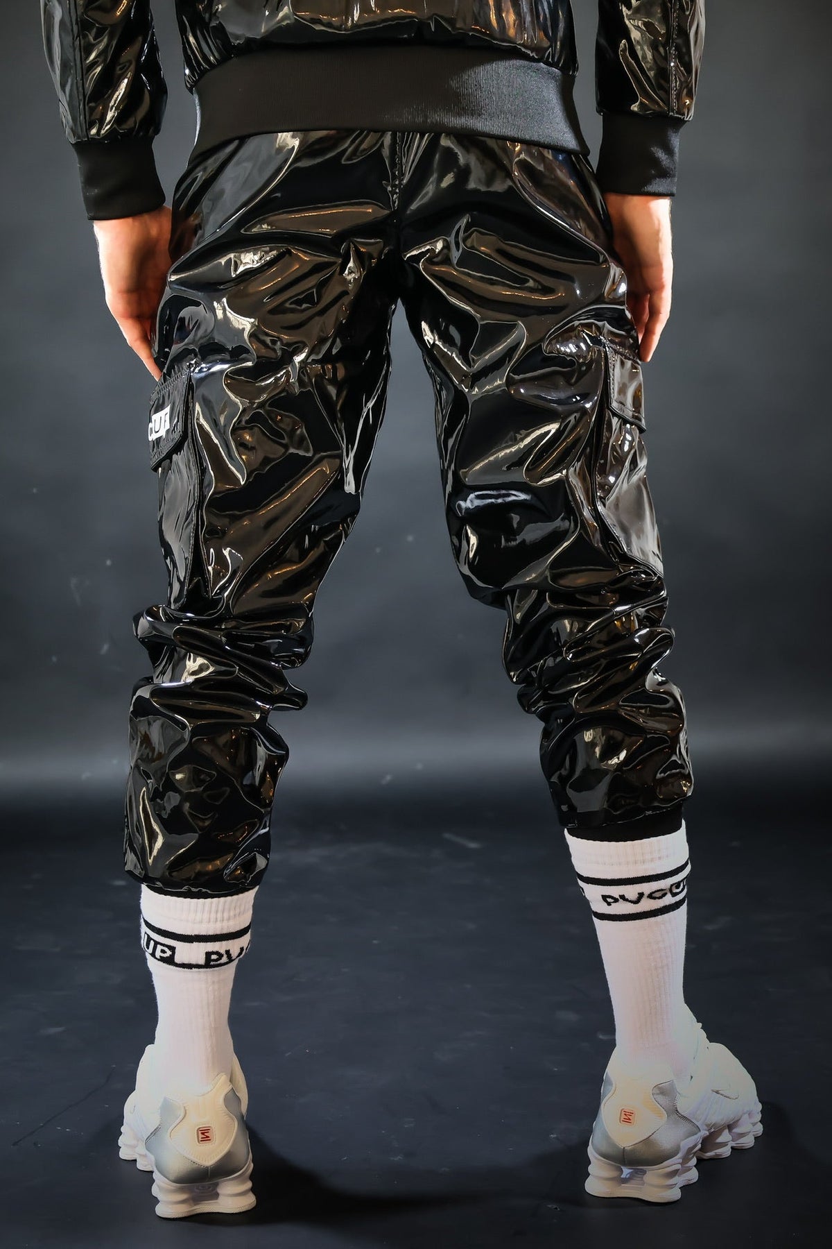NIGHT UP - black - PANTS - PVC PLUS